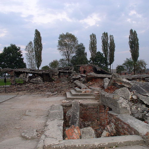 Auschwitz Birkenau crematorium